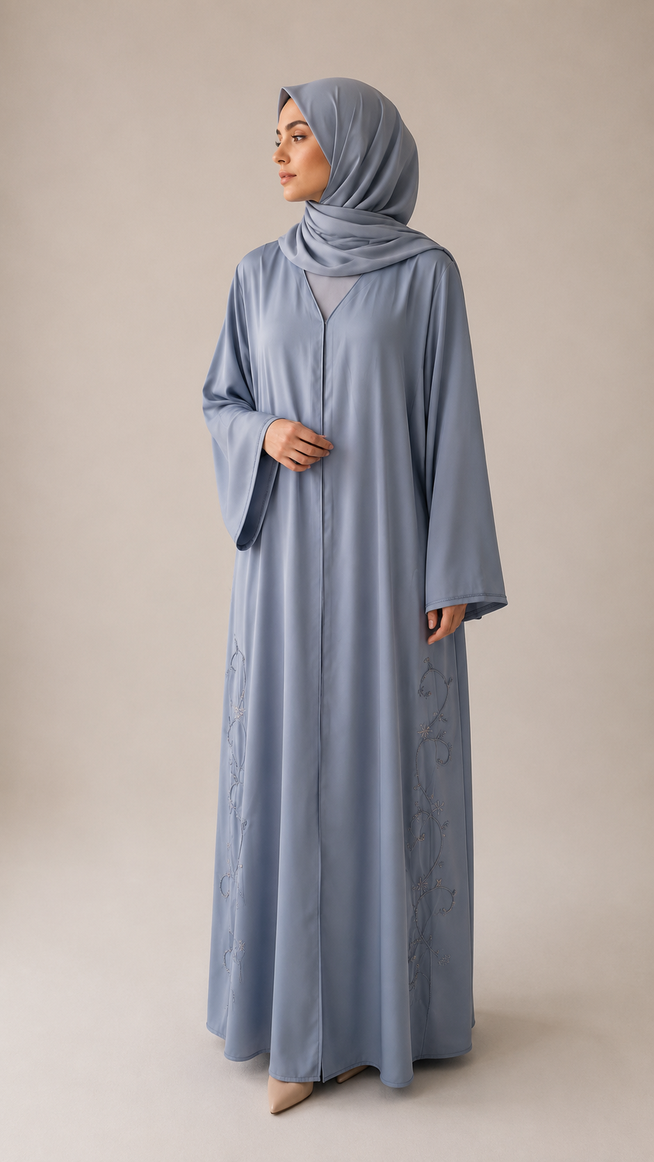 Noore |Aurelia Abaya – Sky Blue